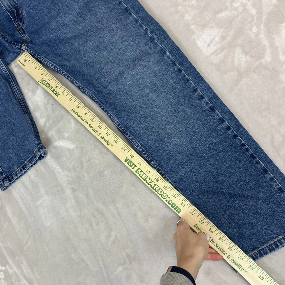 Levis 505 Jeans Mens 32x30 Blue Denim Straight Workwear Americana Casual Stretch